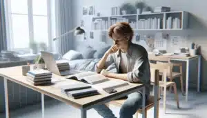 Hvordan finne inspirasjon i en hektisk studiehverdag – tips for motivasjon og mestring – illustrasjon