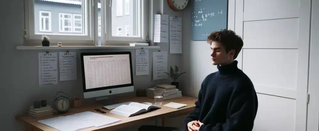 Hvordan balanserer du studier og mental helse 1 Hvordan balanserer du studier og mental helse – illustrasjon