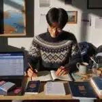 Young norwegian planning a gap year with budget cv and travel items