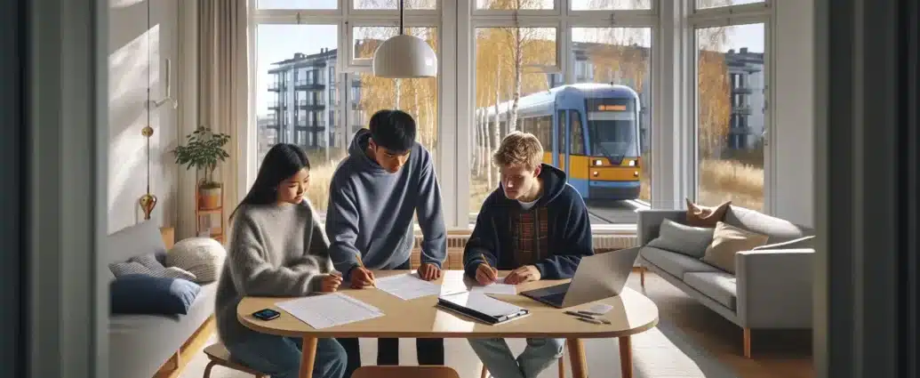 Hvordan finne det perfekte studentkollektivet – illustrasjon